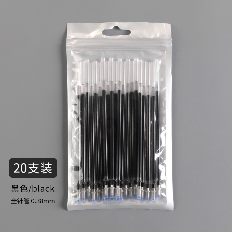 Bút bi Set 20/30/50 Ruột Bút Kim Loại Ngòi 0.38mm 0.5mm  Ngòi 0.5mm Thay Thế