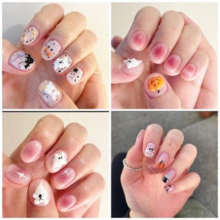 Nailbox móng up thiết kế theo số đo Halloween cute