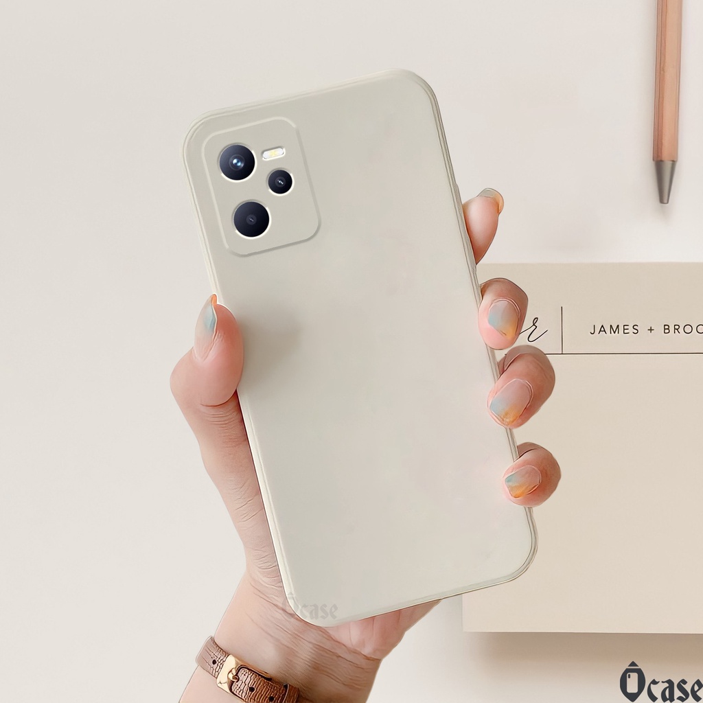 Ốp lưng Realme C35 / Narzo 50A Prime in hình gấu  cạnh viền vuông có bảo vệ camera