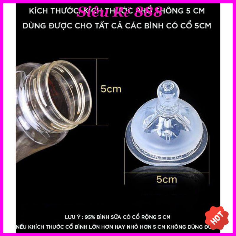 ⚡Núm ti thay thế cho bình Pigeon, Toom, Lansinoh, Kichi, GB Baby, Babuu...