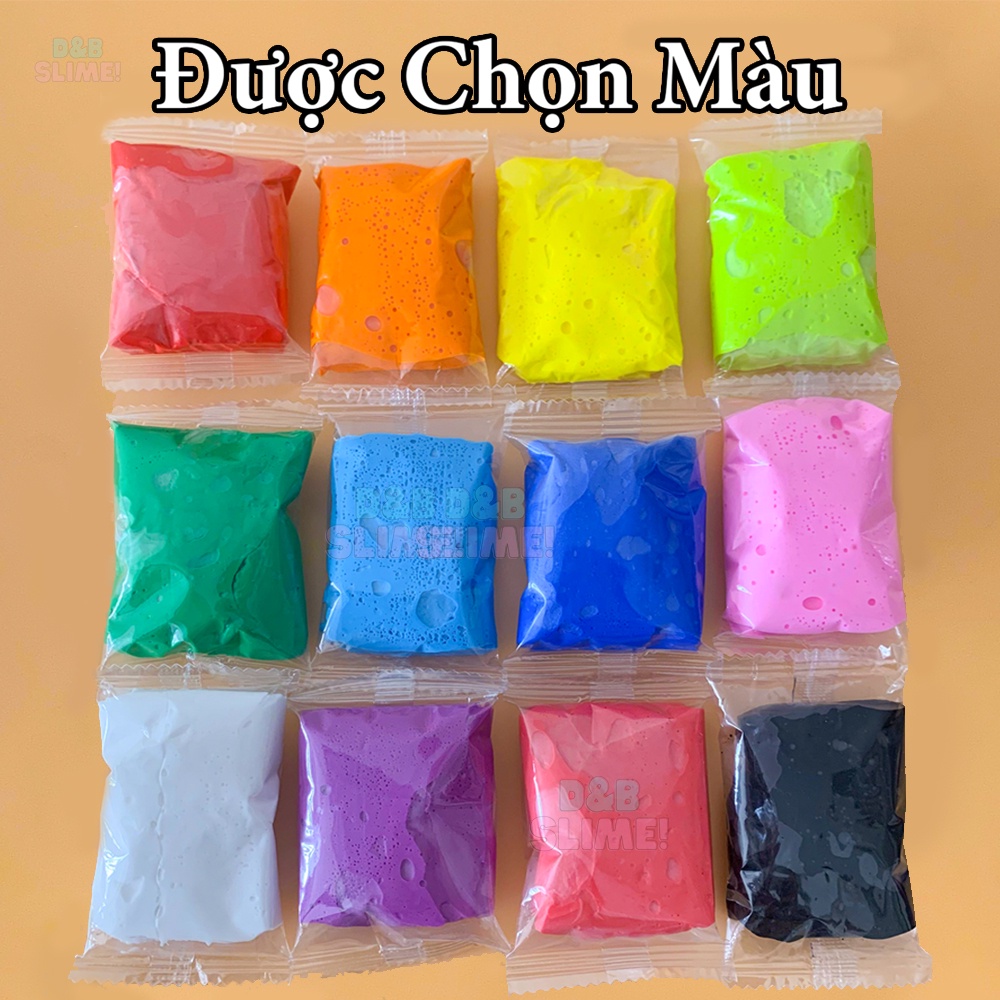 Đất Sét Nhật Tự Khô Không Dính Tay Được Chọn Màu - Đất Sét Siêu Nhẹ dùng để Tạo Hình, Làm Butter Slime,Trang Trí
