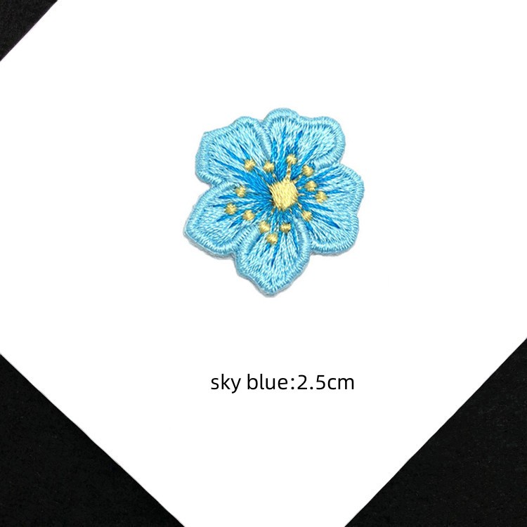 Sticker Ủi Thêu Hình Hoa Trang Trí Áo Thun Cho Bé