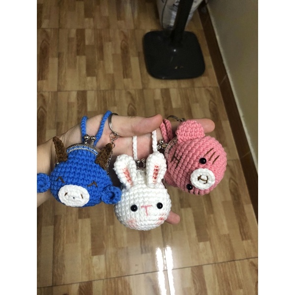 Túi đựng tỏi cho bé sơ sinh hình con trâu vàng ất sửa made by huong