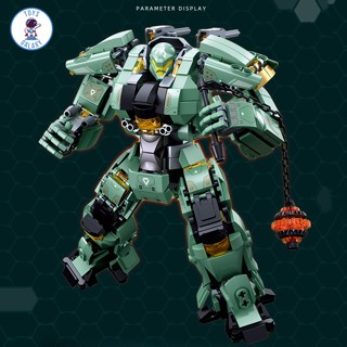 Đồ Chơi Lắp Ráp Kiểu LEGO Robot Mô Hình Jaeger Bracer Phoenix - Extermination Guerrilla Trong Pacific Rim Mecha B1153