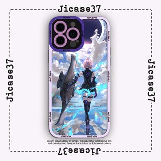 Ốp lưng iphone và samsung xiaomi oppo cạnh vuông Jicase Mashu fate/grand order 