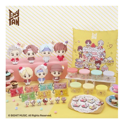 Gấu bông doll BTS TinyTan Sweet Time Theme Ichiban Kuji Plush Toy All 7 Types chính hãng Nhật Bản