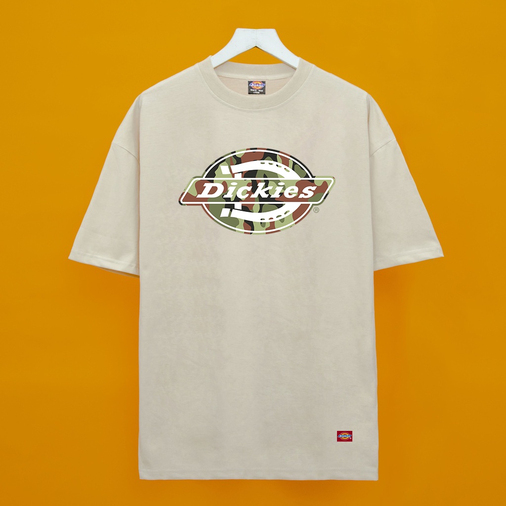 Áo Thun Dickies Logo Tròn Rằn Ri form rộng -T-Shirt Dickies cao cấp-DK40-Streetwears SG