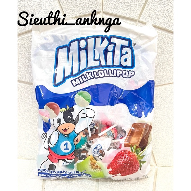 Kẹo Mút Milkita bịch lớn 50 cây