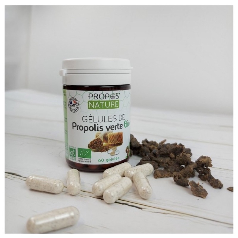 Hộp viên keo ong xanh Propolis Verte Bio 120v