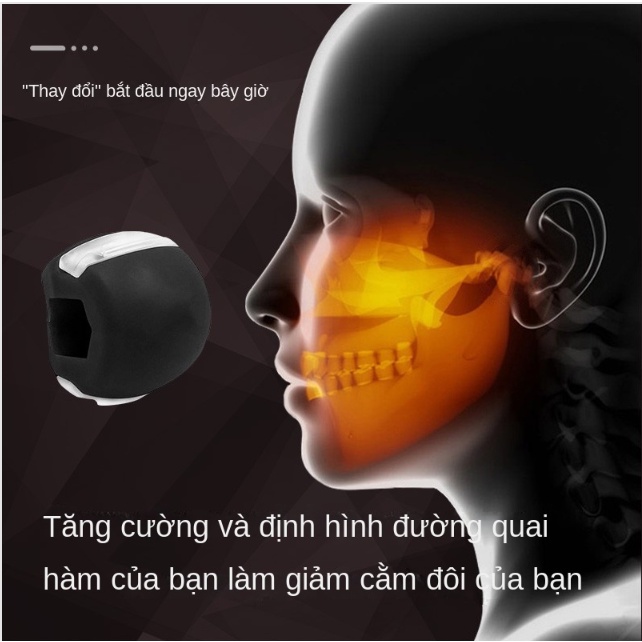 Bóng nhai tập cơ mặt cơ hàm làm từ silica gel
