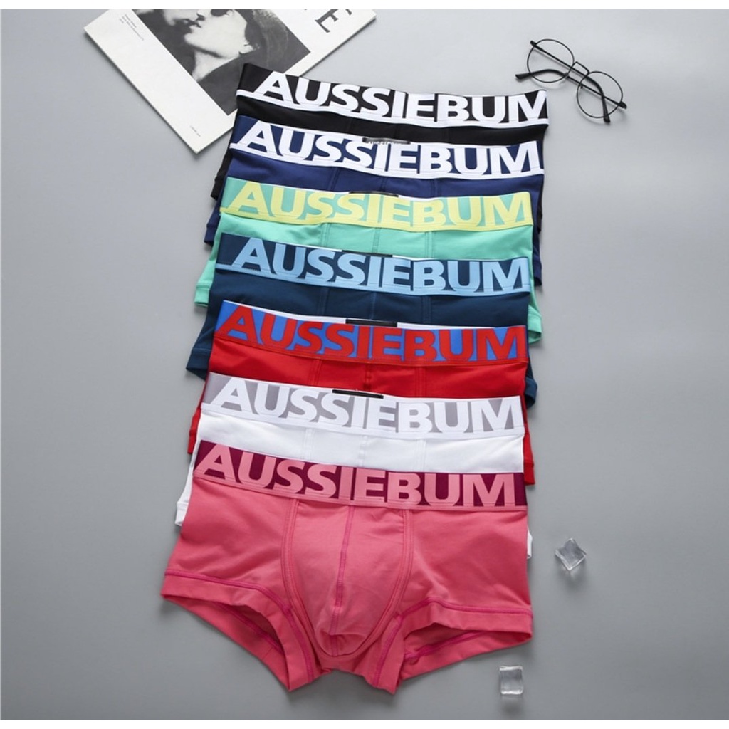 QUẦN BOXER AUSSIEBUM BẢN TO CÓ CHỮ DẠ QUANG