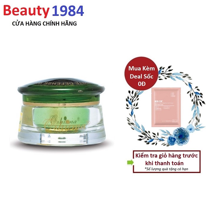 Kem nén tinh chất hoa cúc chuyên loại bỏ mụn đầu đen, dưỡng trắng da Oshirma Whitening Revital Cream