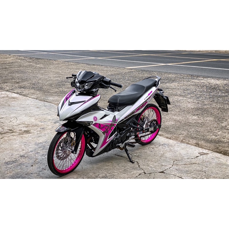 Tem Rời Exciter 150 mẫu Y15zr mới lạ siêu nét dán cho xe trắng
