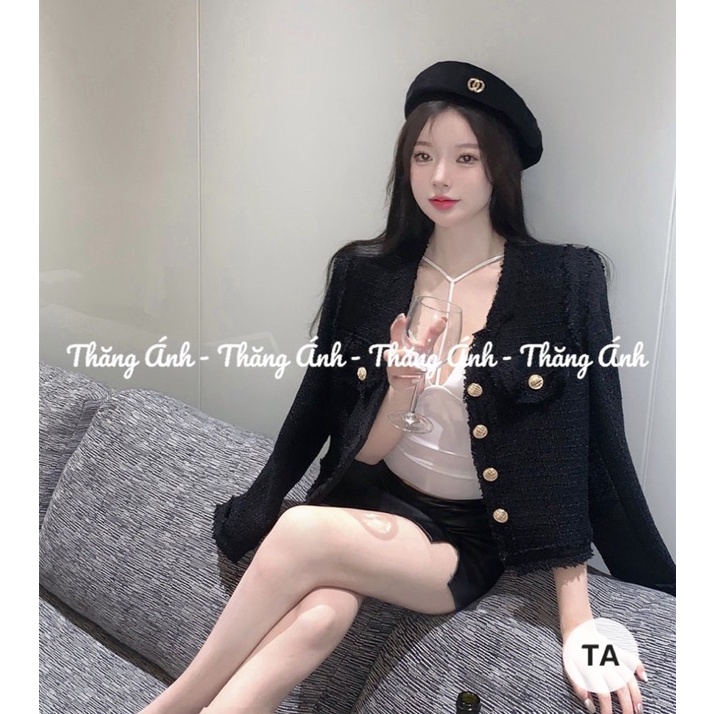 Áo dạ tweet cỏ v