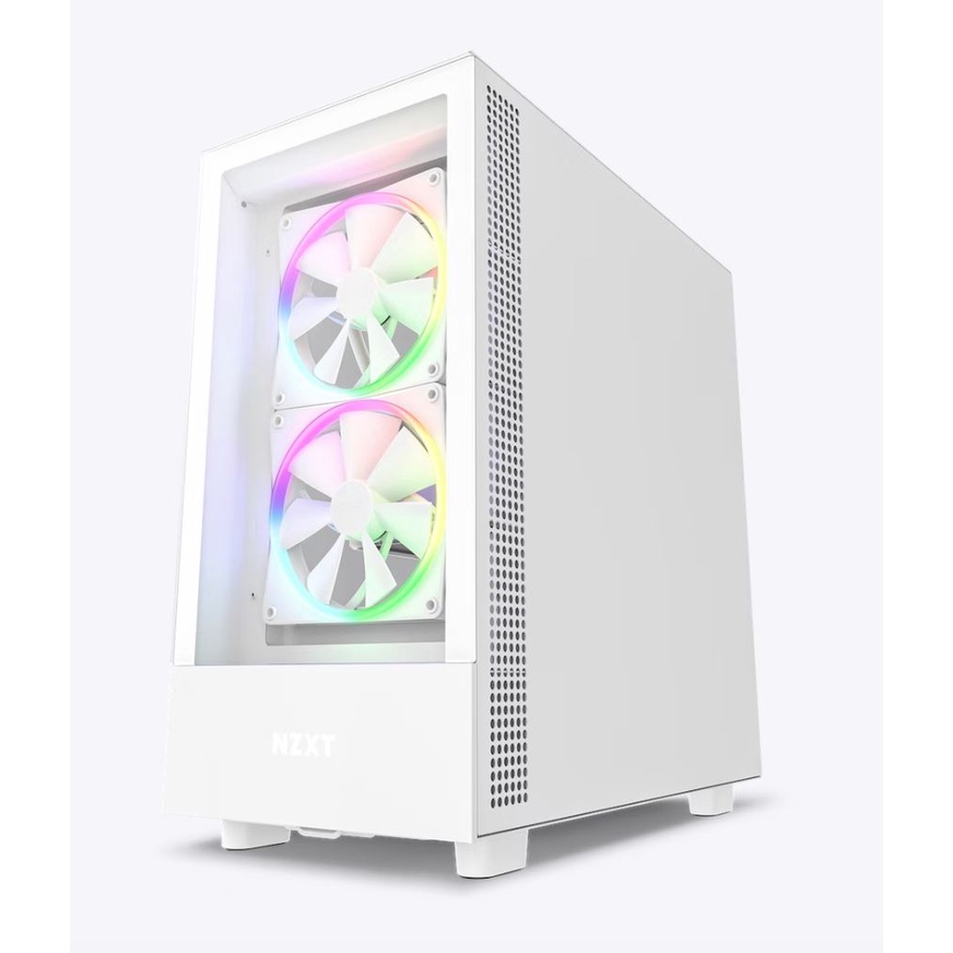 Vỏ Case máy tính NZXT H5 Elite Black White - Hàng chính hãng