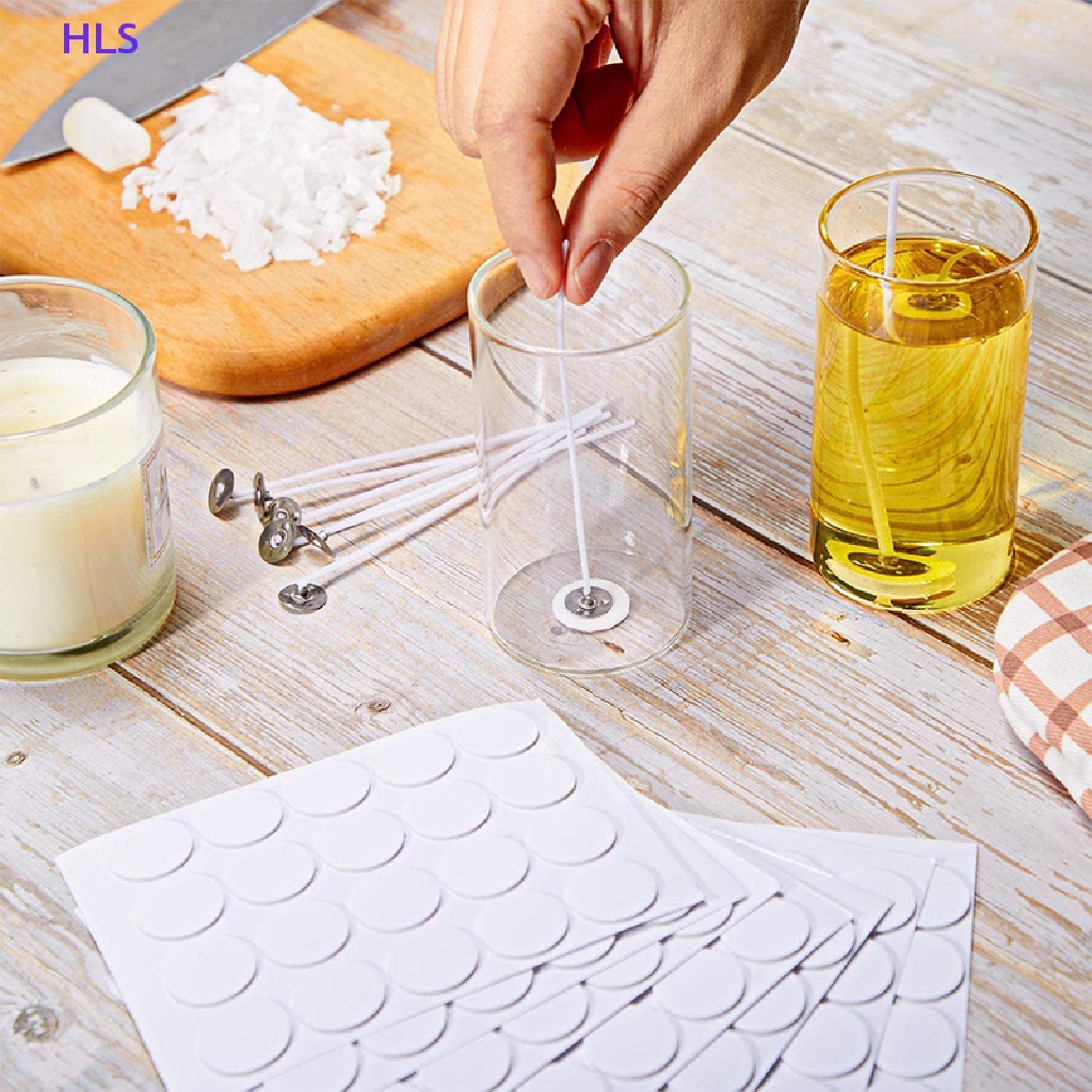 Bộ 100 Miếng Dán Hình Tròn 15mm Dùng Làm Sáp