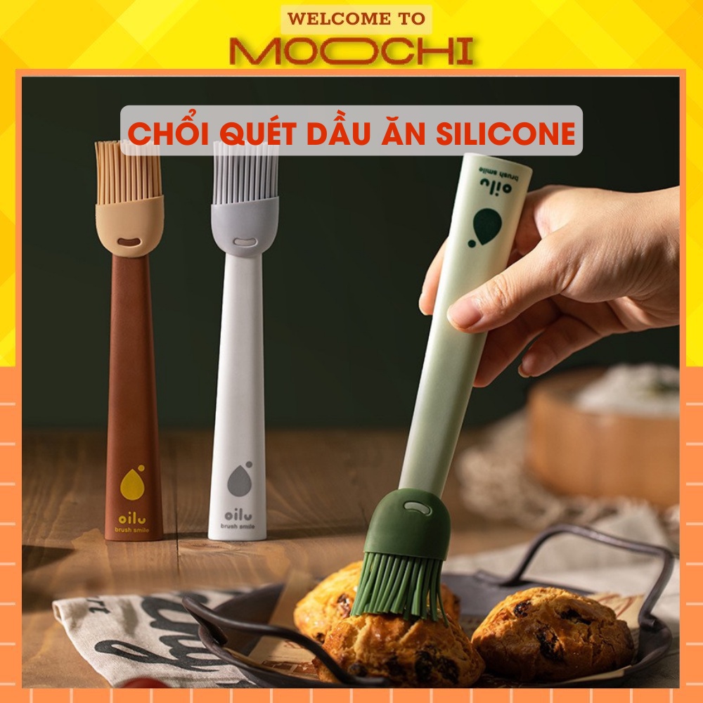 Chổi Quét Dầu Ăn, Đồ Nướng Silicon Cao Cấp Oilv, Dụng Cụ Làm Bánh