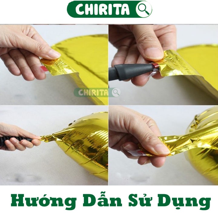 Set Bong Bóng Trang Trí Sinh Nhật Cho Bé Gái Happy Birthday- Bộ Bóng Bay Trang Trí Sinh Nhật Con Gái Đủ Phụ Kiện CHIRITA