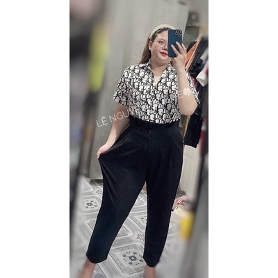 QUẦN BAGGY THUN BIGSIZE  Lưng Bảng Thun Hack Dáng Siêu Đỉnh