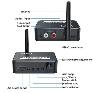 Bộ chuyển đổi âm thanh dac hifi bluetooth b35s