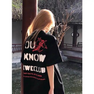 NRVP Áo Thun Unisex Tay Ngắn Dáng Rộng Phong Cách Hàn Quốc Thời Trang Mùa Hè 2023
