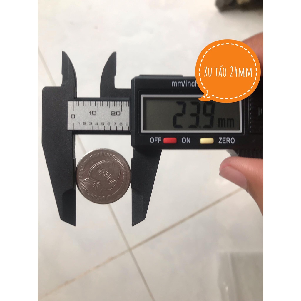 Xu thẻ game 24mm combo 100 thẻ xu táo qua sử dụng 95-99%