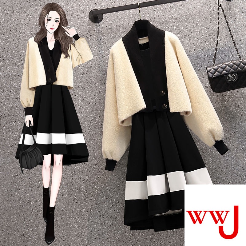 Áo Khoác Cardigan Dệt Kim Dáng Rộng Thời Trang Thu Đông 2022 Cho Nữ Có Size Lớn