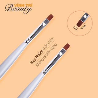 Cọ Bản Ngang FOL Chính Hãng – Số 1/3/4/5, lông mềm, cán gỗ 15.5cm