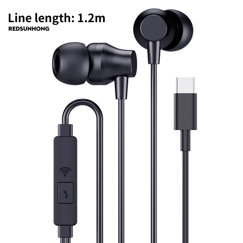 [RSH.z] Wired Headset YS6 HiFi Sound In-ear Gaming Earphone Wire Control