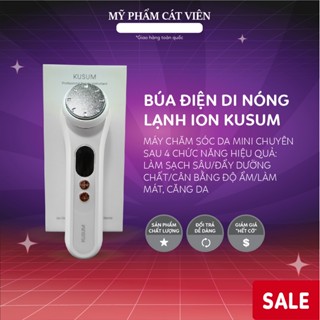 Búa nóng lạnh ion 2 đầu Kusum Hàn Quốc, chăm sóc da chuẩn spa, trẻ hóa tái tạo se khít lỗ chân lông, công nghệ cảm ứng