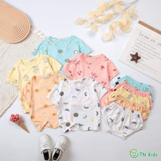 Bộ chip họa tiết bé trai bé gái minkymom size 4-11kg