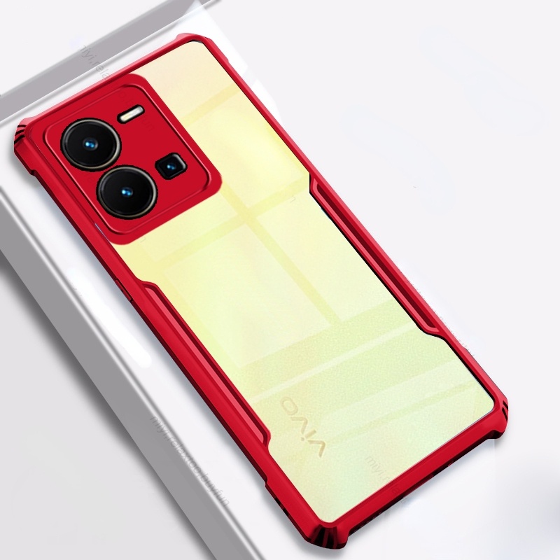 Ốp Điện Thoại TPU Acrylic Trong Suốt Chống Sốc Cho Samsung Galaxy A14 S23 Plus M53 M33 M23 A53 A73 A23 A33 5G A03 A13