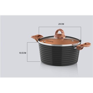 NỒI CERAMIC ĐÁY TỪ SUNHOUSE SIZE 20
