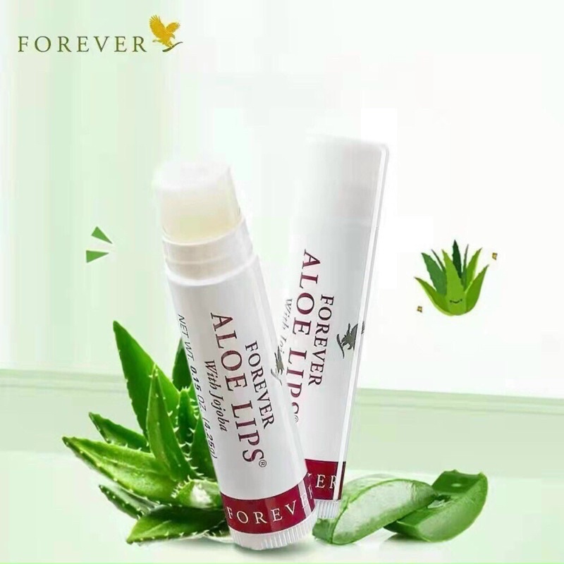 Son dưỡng môi Lô Hội Aloe Lips jojoba 4,25g USA