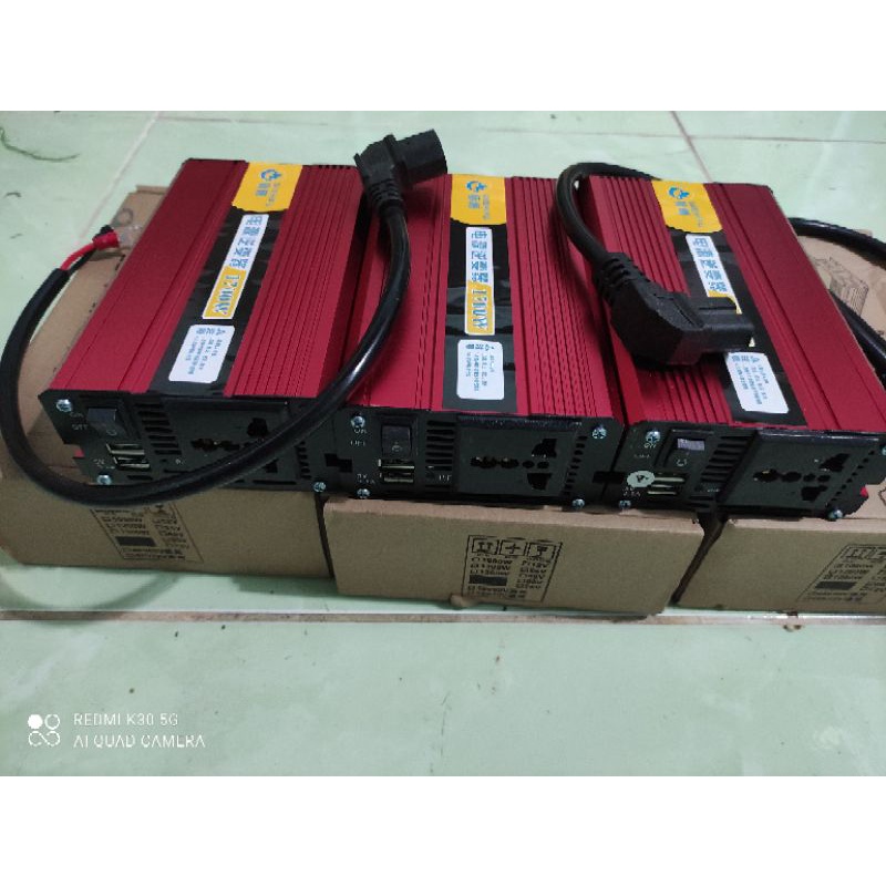 ĐẢO ĐIỆN INVERTER 48V, 60V, 72V RA 220V1700W TỪ XE MÁY ĐIỆN