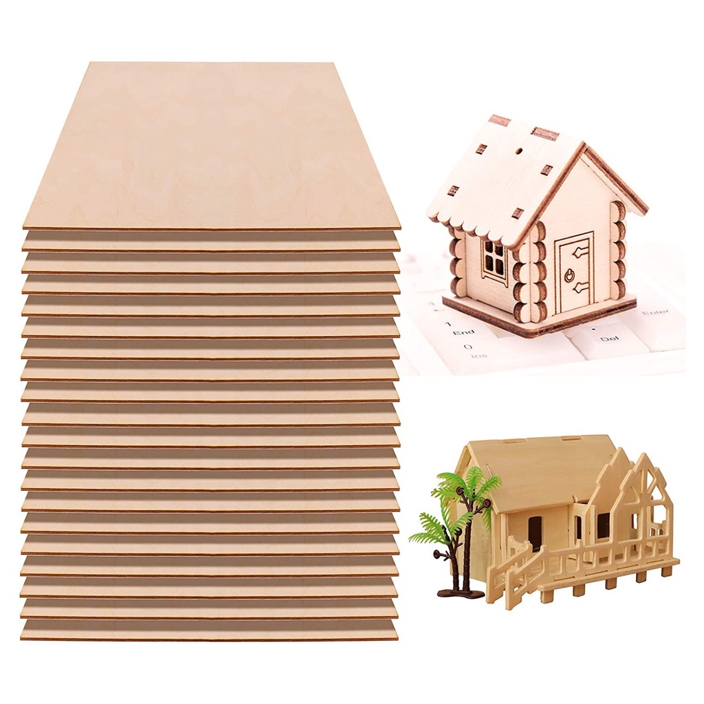 Gỗ Ép Nhập Khẩu Plywood - Tấm Ván Gỗ Ép Gỗ Dán - Tấm Ván Ep Cắt Khắc Laser Cnc Đẹp Dùng Làm Mô Hình Gỗ 3D