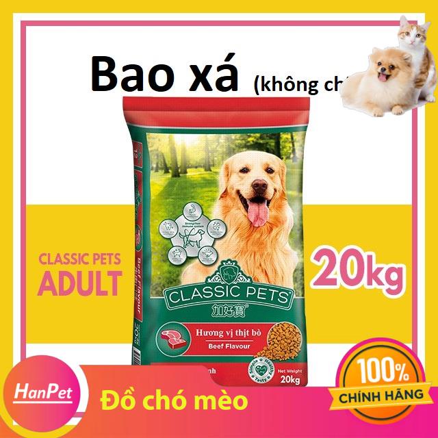 (Lẻ 10kg) Thức ăn chó dạng hạt chó trưởng thành CLASSIC PETS - THỨC ĂN chó trên 12 tháng tuổi