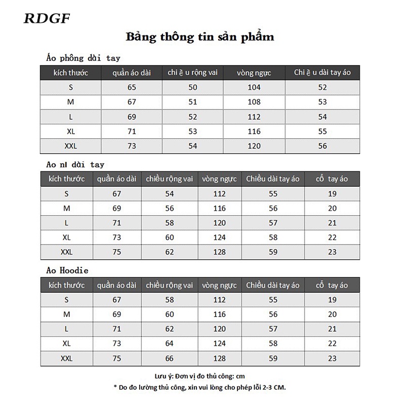 Áo hoodie/ Áo sweater/ Áo thun RDGF in chữ thời trang Hàn Quốc xinh xắn cho nữ