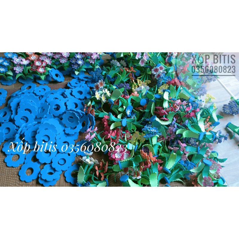 Đế xốp gắn cây, gắn hoa, 10cm đồ dùng mầm non