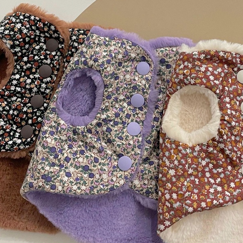 Áo Khoác Cotton Dày Dặn Giữ Ấm Dành Cho Thú Cưng