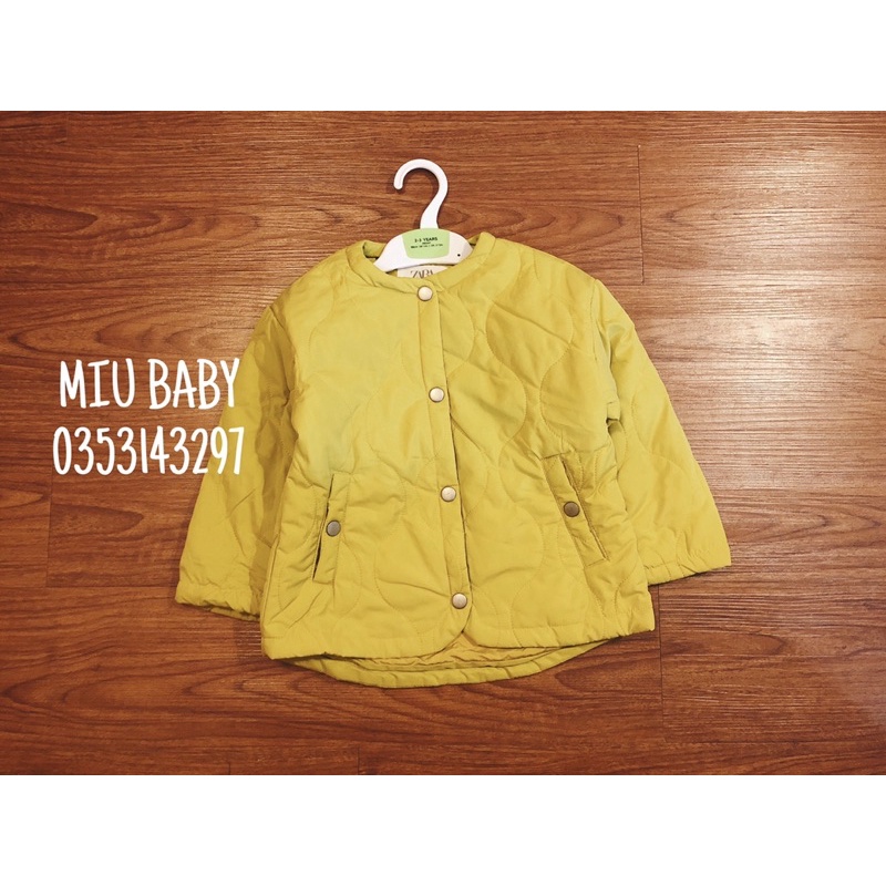 Áo khoác phao mỏng bé gái xuat du