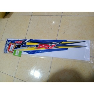 Bộ tem Wave RS 2008 màu xanh mực