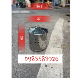 Lò đốt giấy vàng mã Inox