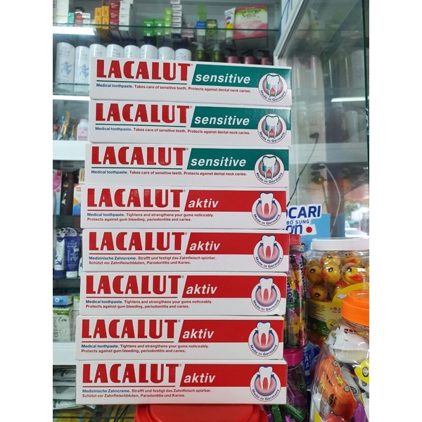 Lacalut Sensitive chống ê buốt, ngừa viêm nướu tụt lợi,chảy máu chân răng