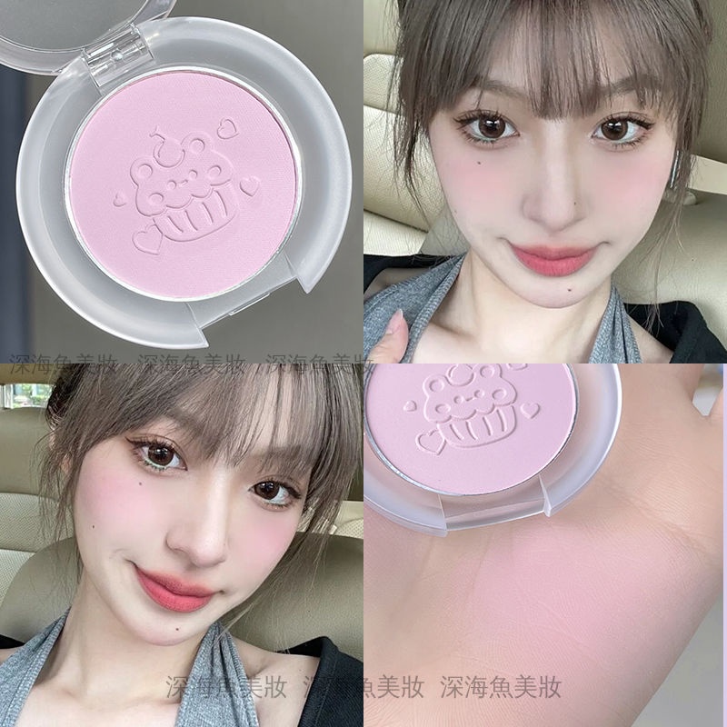 Phấn Má Hồng Gella 'S Slightly Drunk Đơn Sắc Màu Tím Tự Nhiên Làm Trắng Da