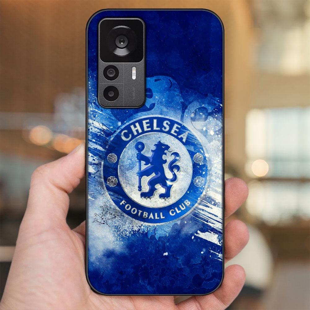 Ốp lưng Xiaomi 12T Pro viền đen in hình Chelsea FC