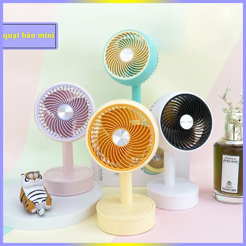 Quạt Mini - Quạt Bàn Thích hợp cho dân Văn Phòng, Xoay 90 độ– Siêu Mát