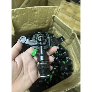 Béc phun mưa cánh đập 27mm - hàng nhập - trục inox xoay 360 - 2 tia phun