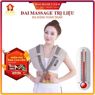 Máy massage,  đai massage giúp trị đau nhức mỏi vai, lưng, cổ nhanh chóng an toàn hiệu quả cao Bảo hành 2 năm