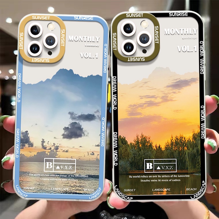 Ốp Điện Thoại TPU Mềm Trong Suốt Chống Sốc Cho IPhone 14 12 13 6 6S 7 8 Plus X XS XR 11 Pro Max
